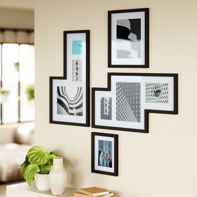 Mingle Gallery Photo Frame Set - Uniquely Shaped Frames | Umbra