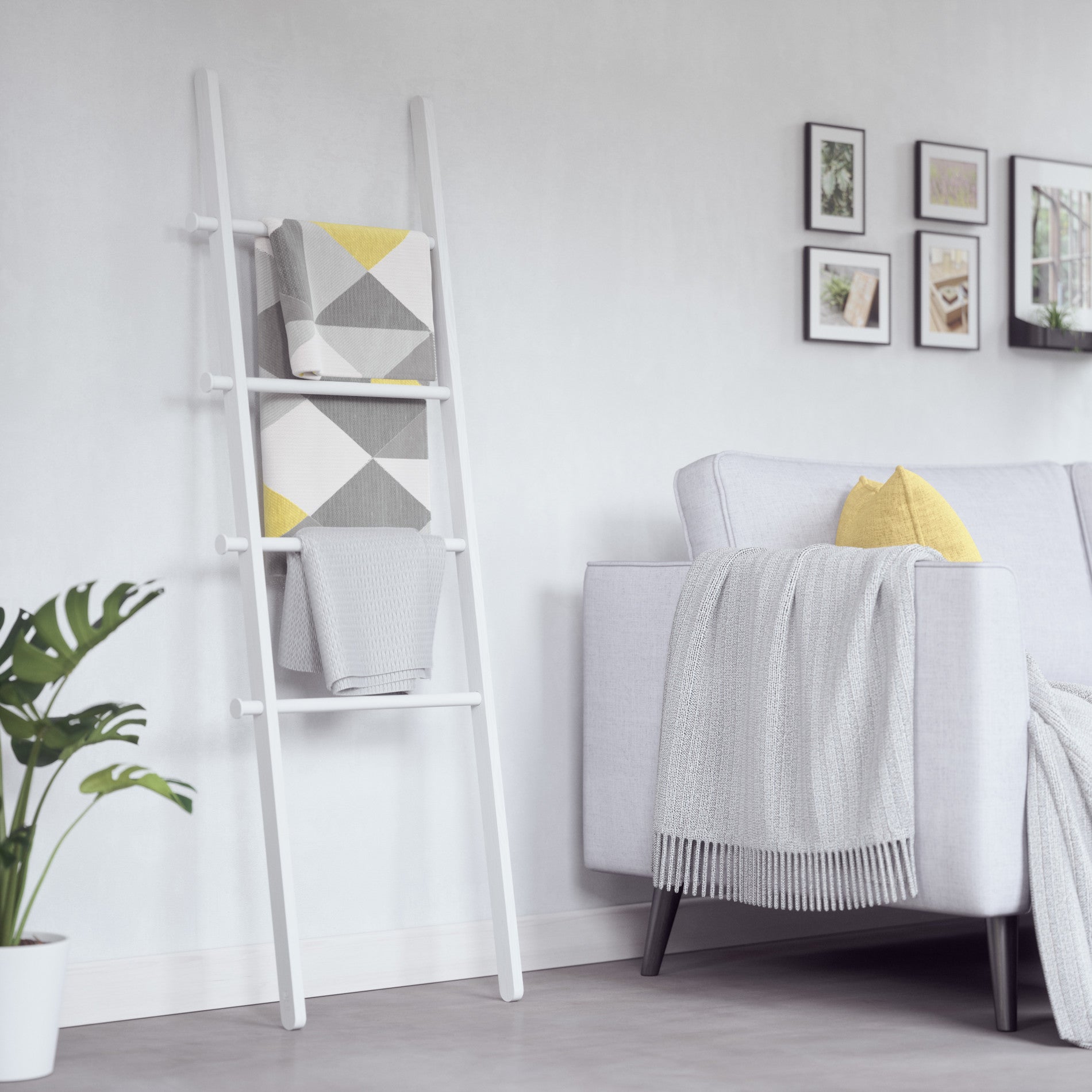 Decorative ladder shelf deals ikea