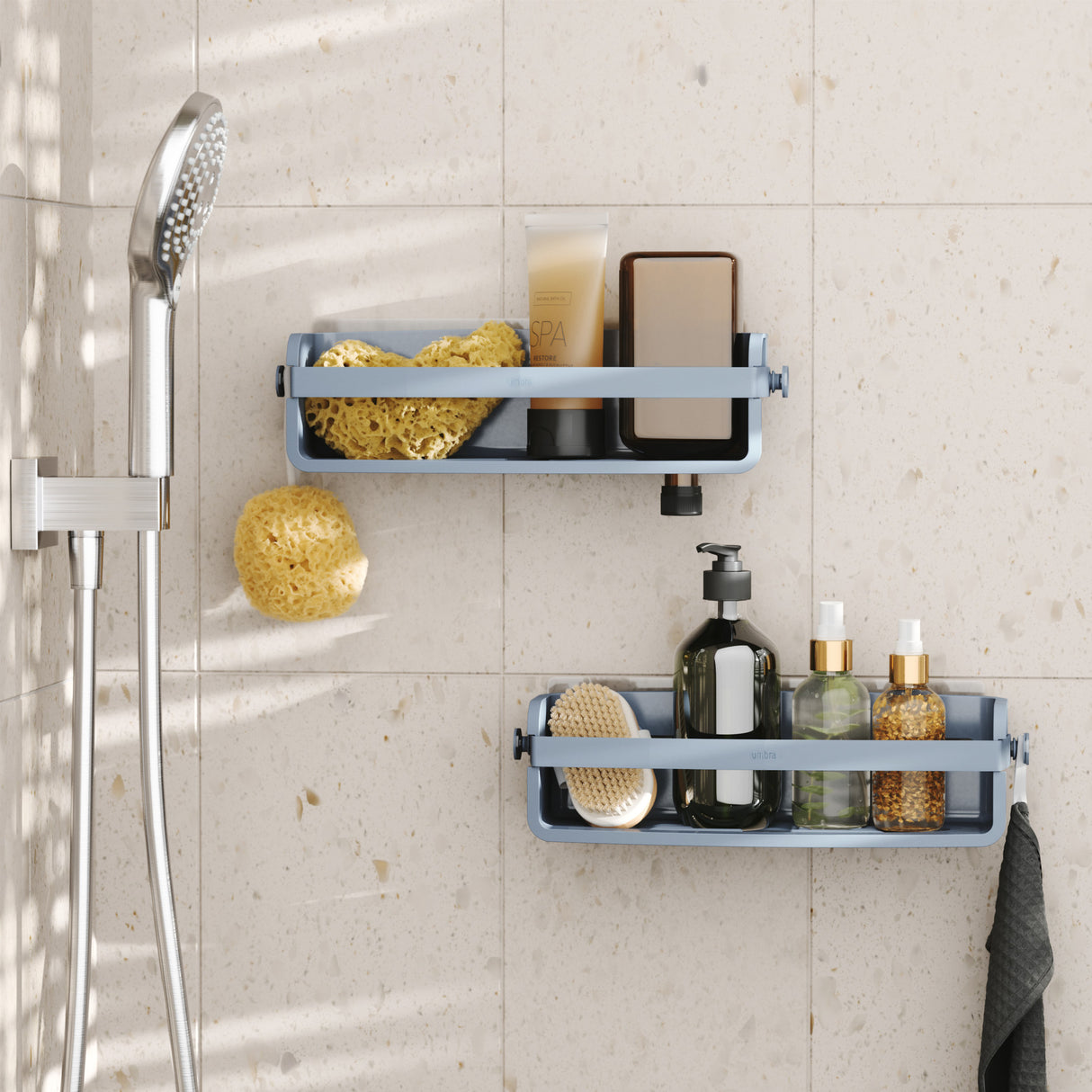 Shower Storage | color: Slate Blue | Hover