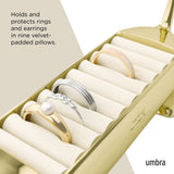 Ring Holders | color: Brass