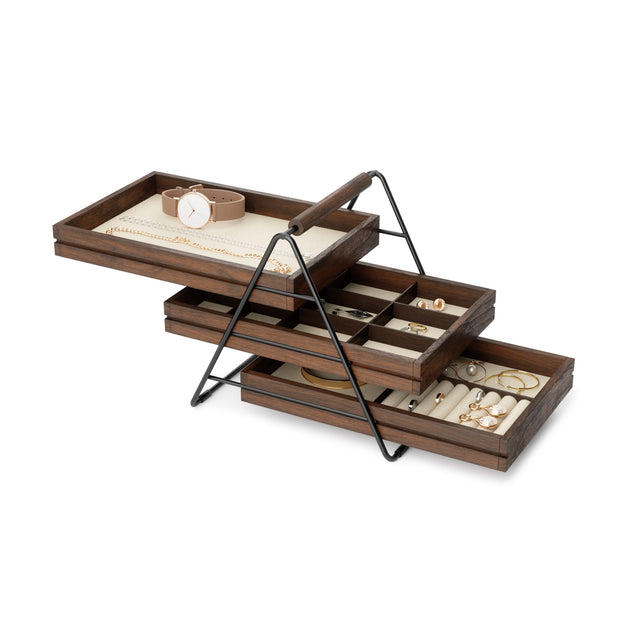 Jewelry Trays | color: Black-Walnut