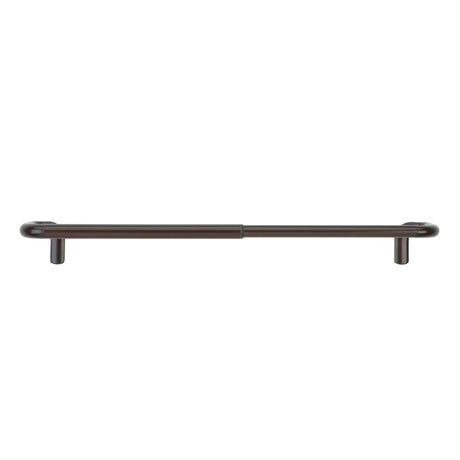 Single Curtain Rods | color: Auburn-Bronze | size: 28-48"(71-122cm) | diameter: 3/4"(1.9cm)