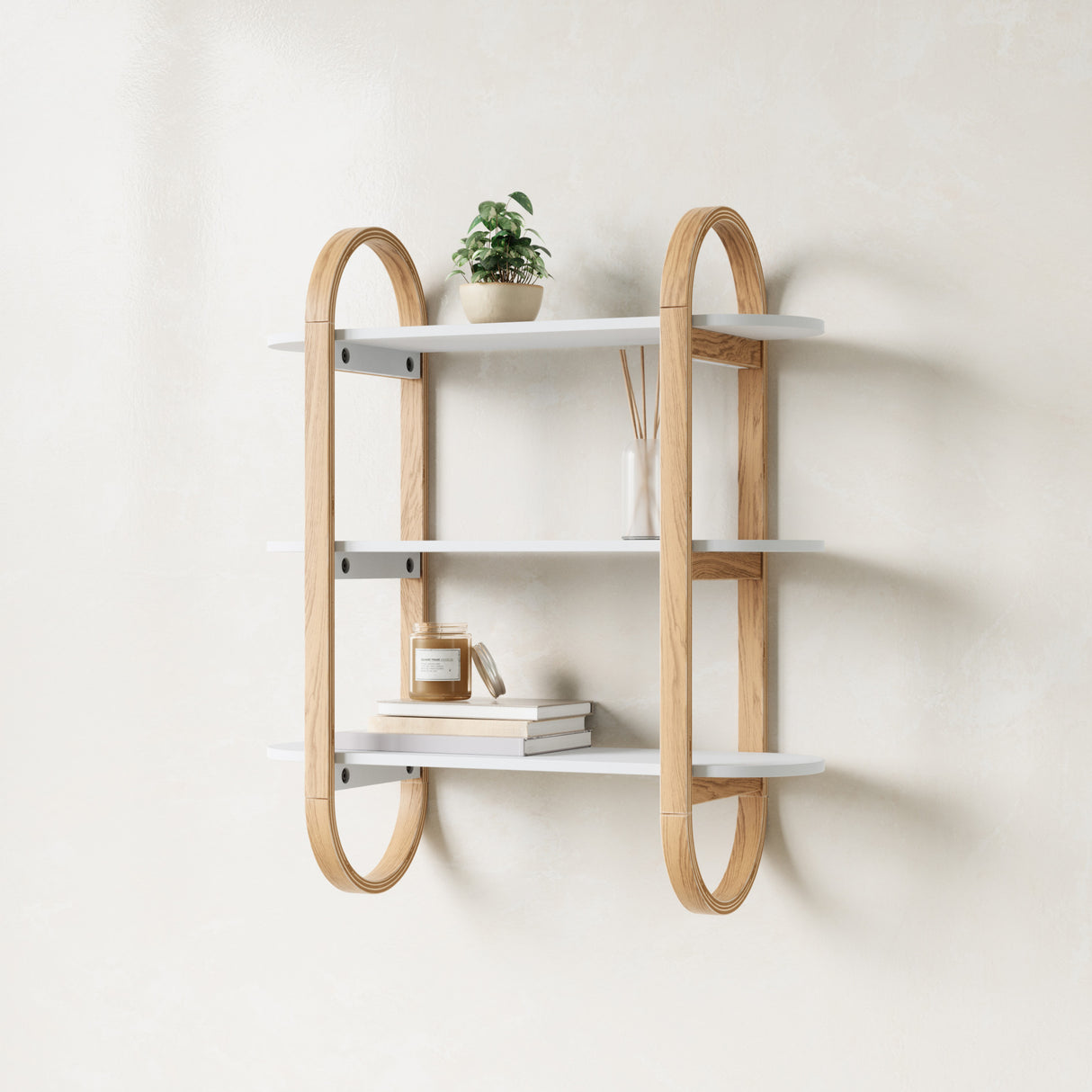 Shelves & Magazine Racks | color: White-Natural