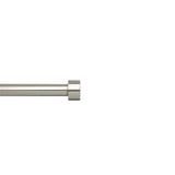 Single Curtain Rods | color: Nickel | size: 36-72"(91-183cm) | diameter: 3/4"(1.9cm)