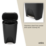 Kitchen Trash Cans | color: Black-Nickel