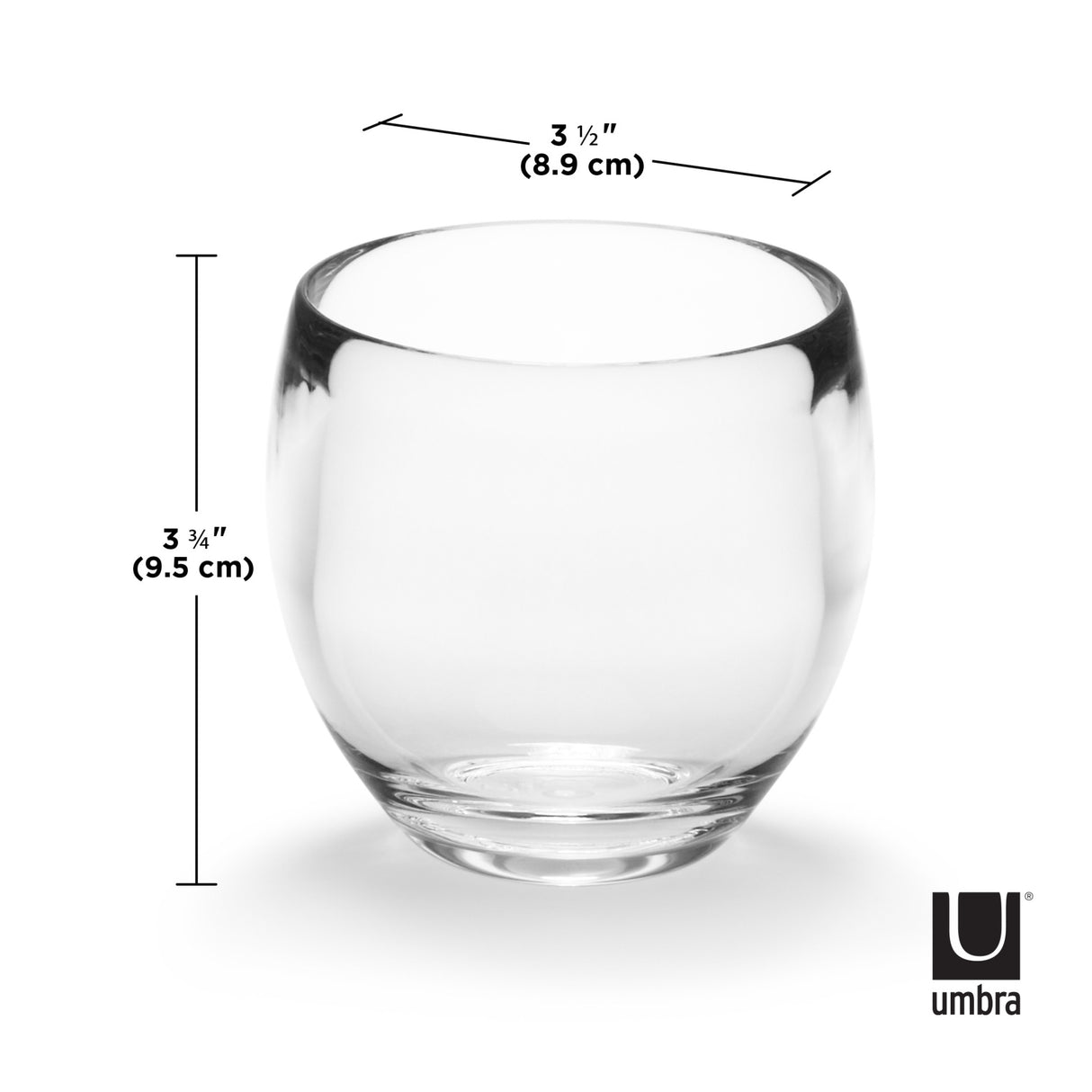 Tumblers & Toothbrush Holders | color: Clear