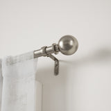 Single Curtain Rods | color: Eco-Friendly Nickel | size: 72-144" (183-365 cm) | diameter: 1" (2.5 cm) | Hover