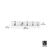 Wall Hooks | color: White-Nickel