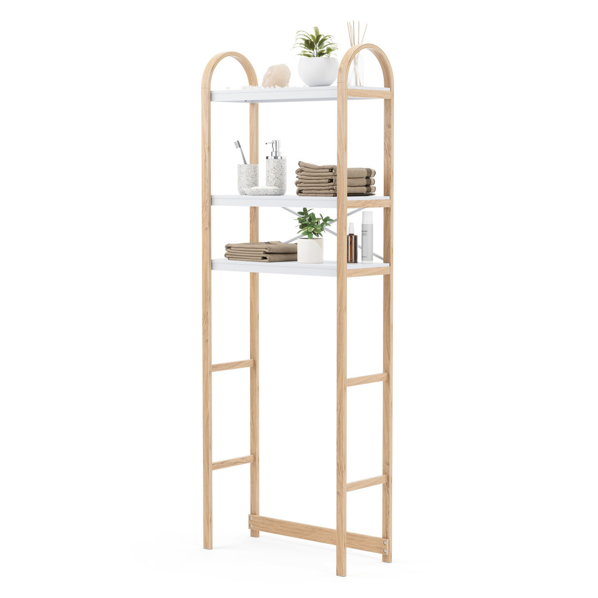 Shelves & Magazine Racks | color: White-Natural