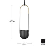 Hanging Planters | color: Black