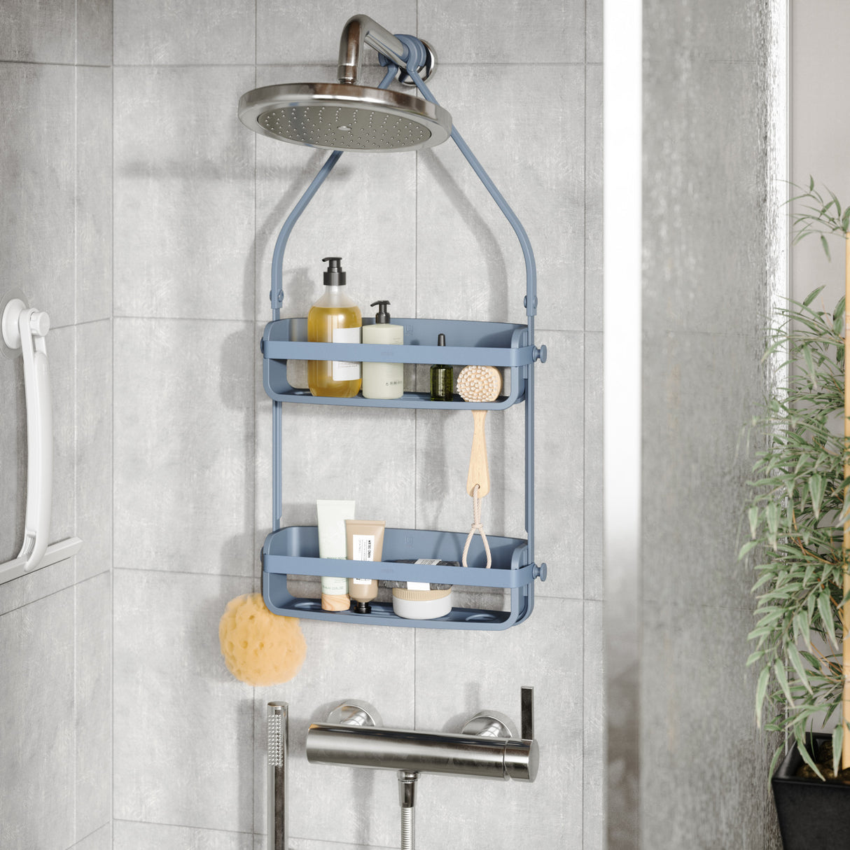 Shower Caddy | color: Slate Blue | Hover