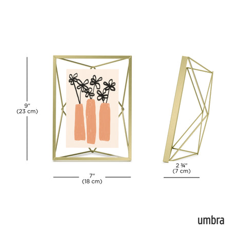 Tabletop Frames | color: Matte-Brass | size: 5x7" (13x18 cm)