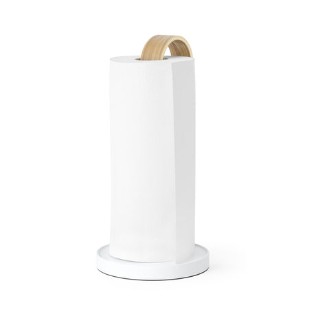 Paper Towel Holders | color: White-Natural