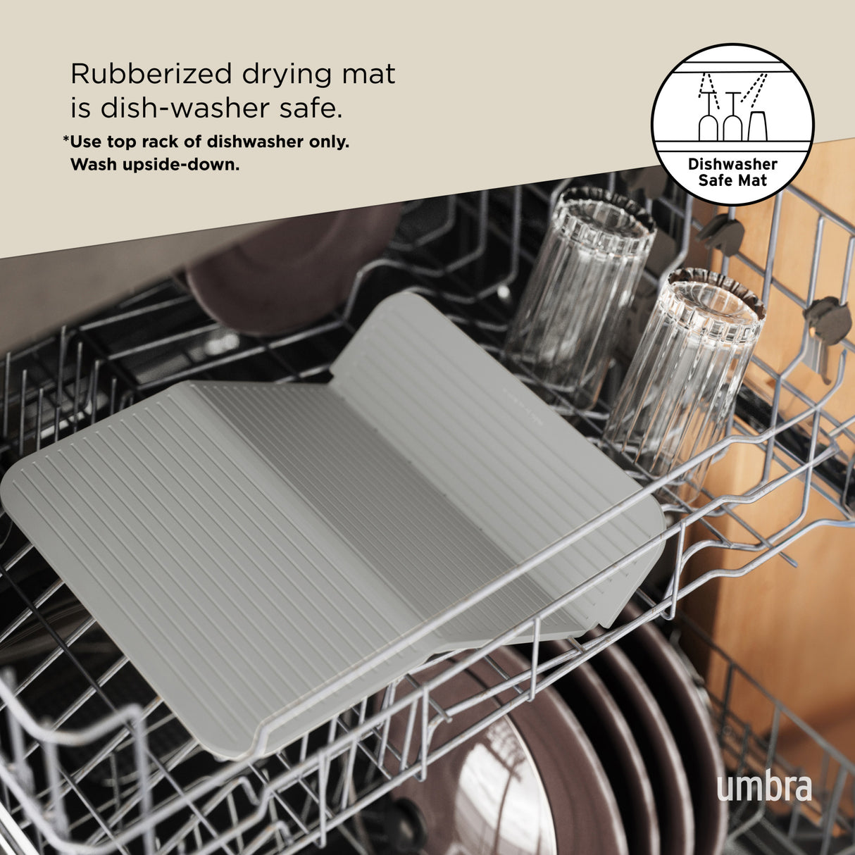 Dish Racks | color: White-Grey