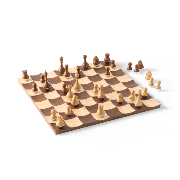 ▷Wobble Wooden Chess Board Set【2023 WOOD LUXURY】》 – Chess4pro