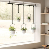 Hanging Planters | color: White-Black | Hover