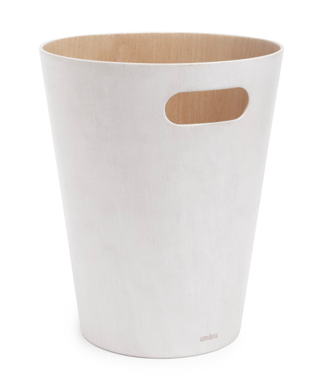 Bathroom Trash Cans | color: White-Natural