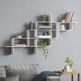 Shelves & Magazine Racks | color: White