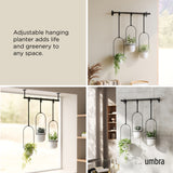 Hanging Planters | color: White-Black