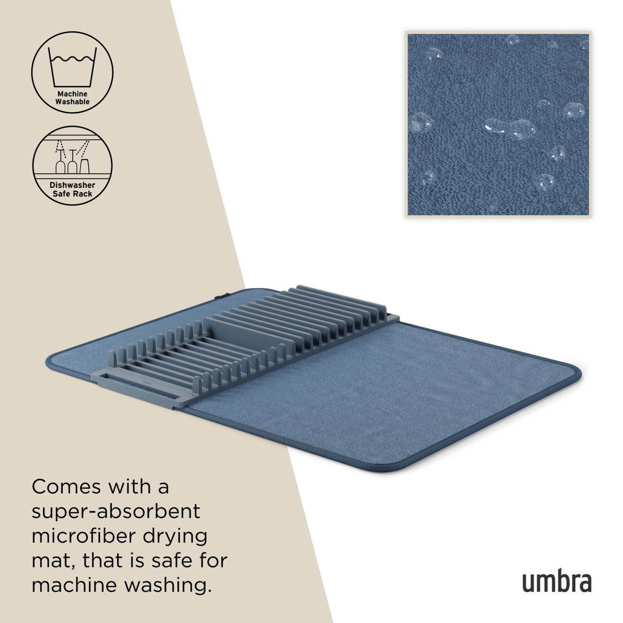 Dish Mats | color: Slate Blue