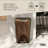 Kitchen Trash Cans | color: Bronze