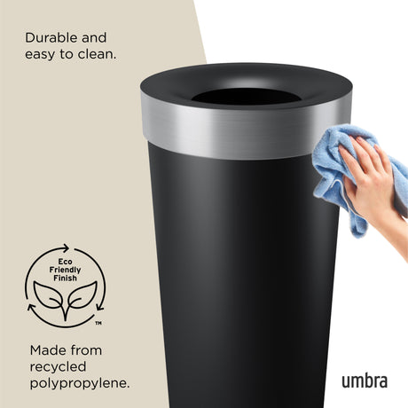 Kitchen Trash Cans | color: Black-Nickel