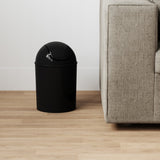 Bathroom Trash Cans | color: Black