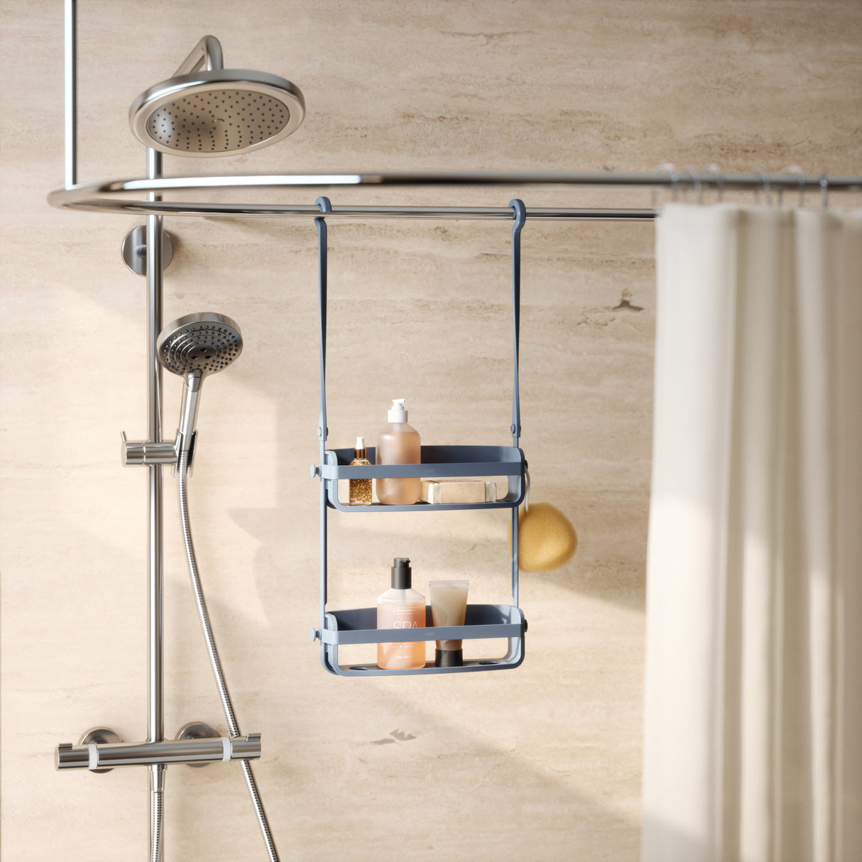 Shower Caddy | color: Slate Blue