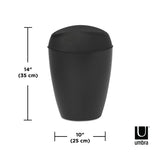 Bathroom Trash Cans | color: Black