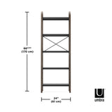 Shelves & Magazine Racks | color: Black-Walnut