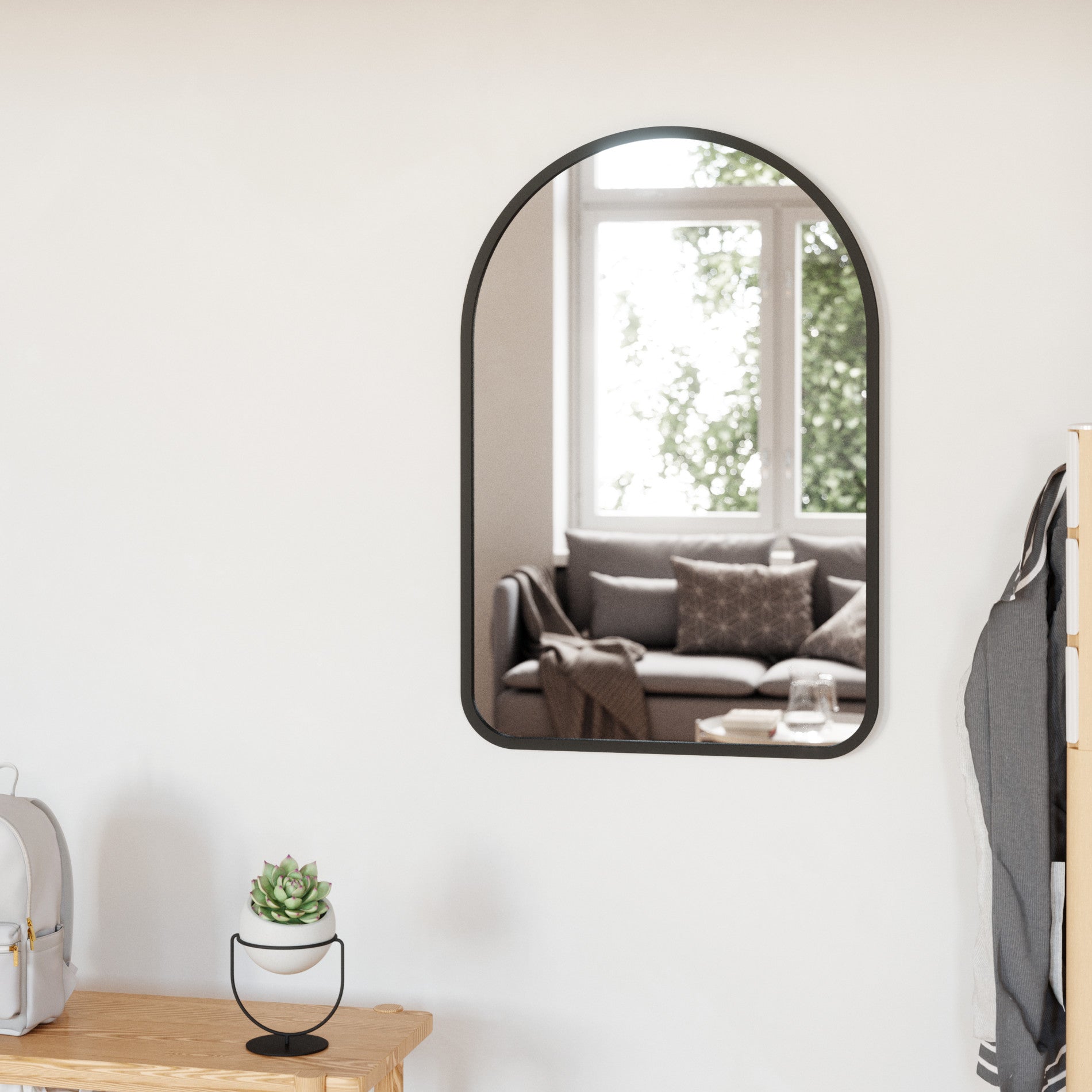 Umbra hub arched wall deals mirror