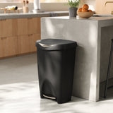 Kitchen Trash Cans | color: Black-Nickel