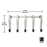 Over The Door Hooks | color: Black-Nickel