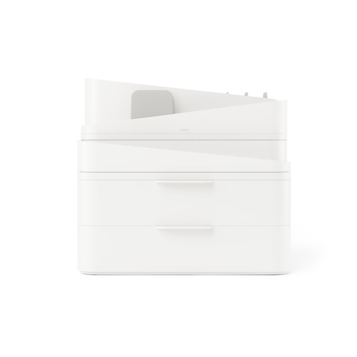 Cosmetic Organizers | color: White-Grey