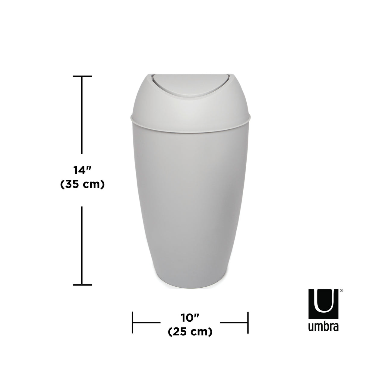 Bathroom Trash Cans | color: Light Grey