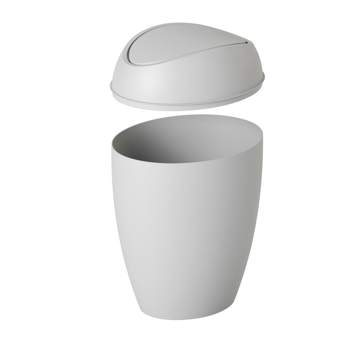 Bathroom Trash Cans | color: Light Grey