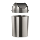 Bathroom Trash Cans | color: Nickel-Silver