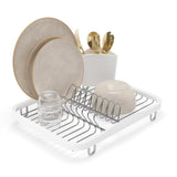 Dish Racks | color: White-Nickel