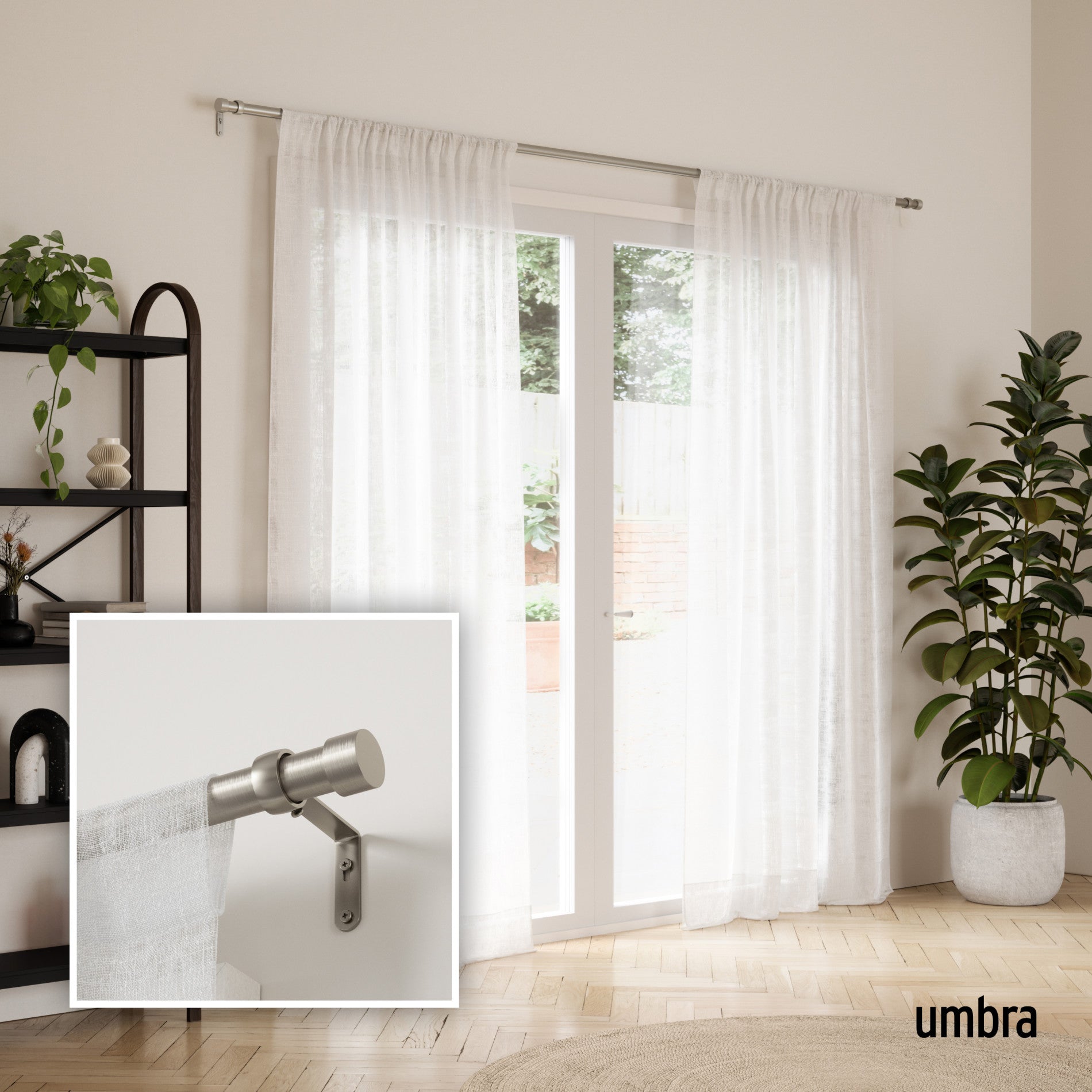 Modern Curtain Rod Cappa Umbra