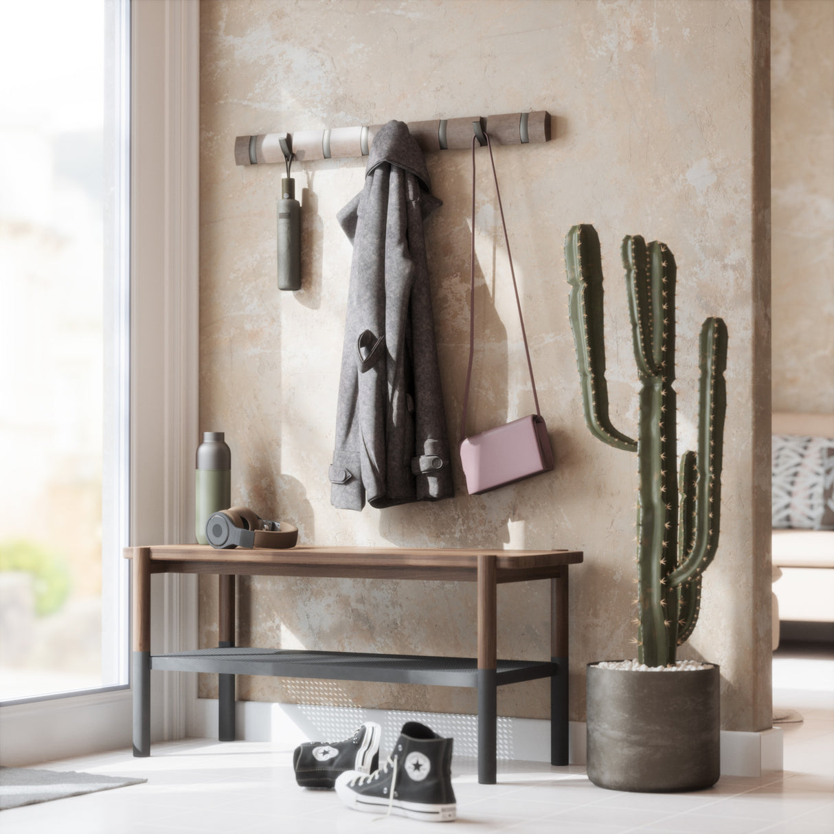 Wall Hooks | color: Grey-Pewter