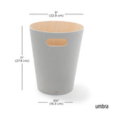 Bathroom Trash Cans | color: Grey