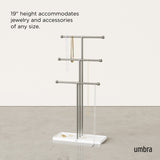 Jewelry Stands | color: White-Nickel