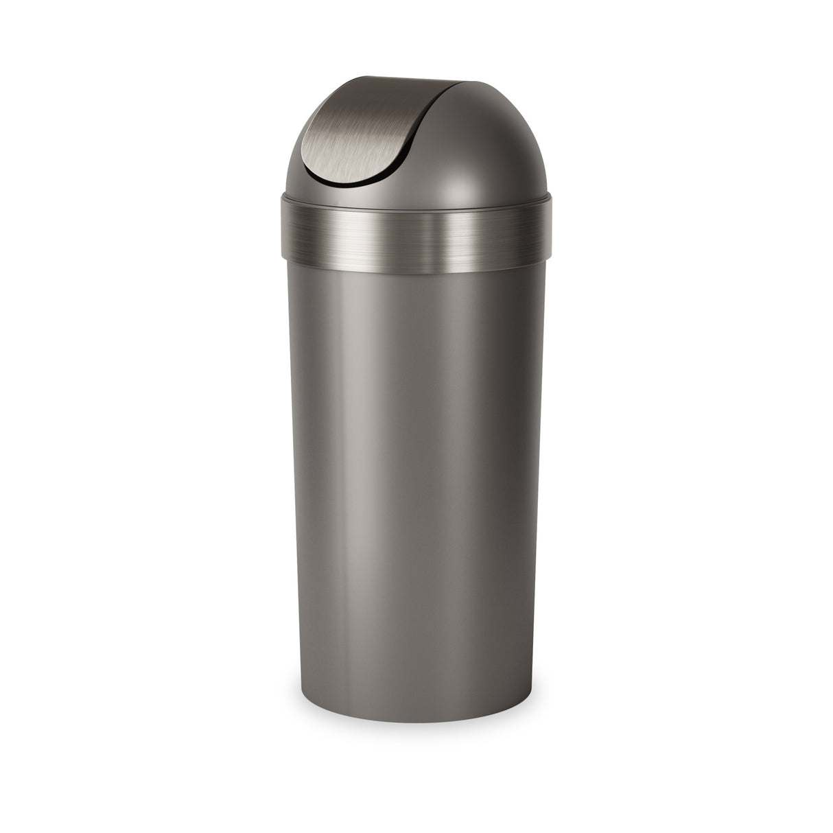 Kitchen Trash Cans | color: Pewter