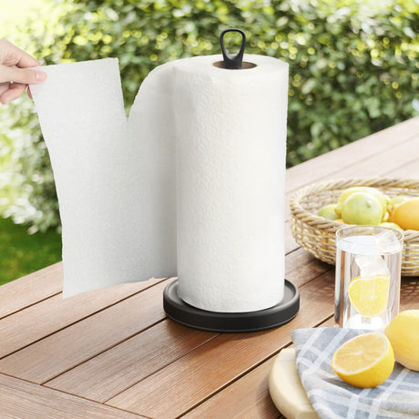 Paper Towel Holder | color: Black | https://vimeo.com/646631075