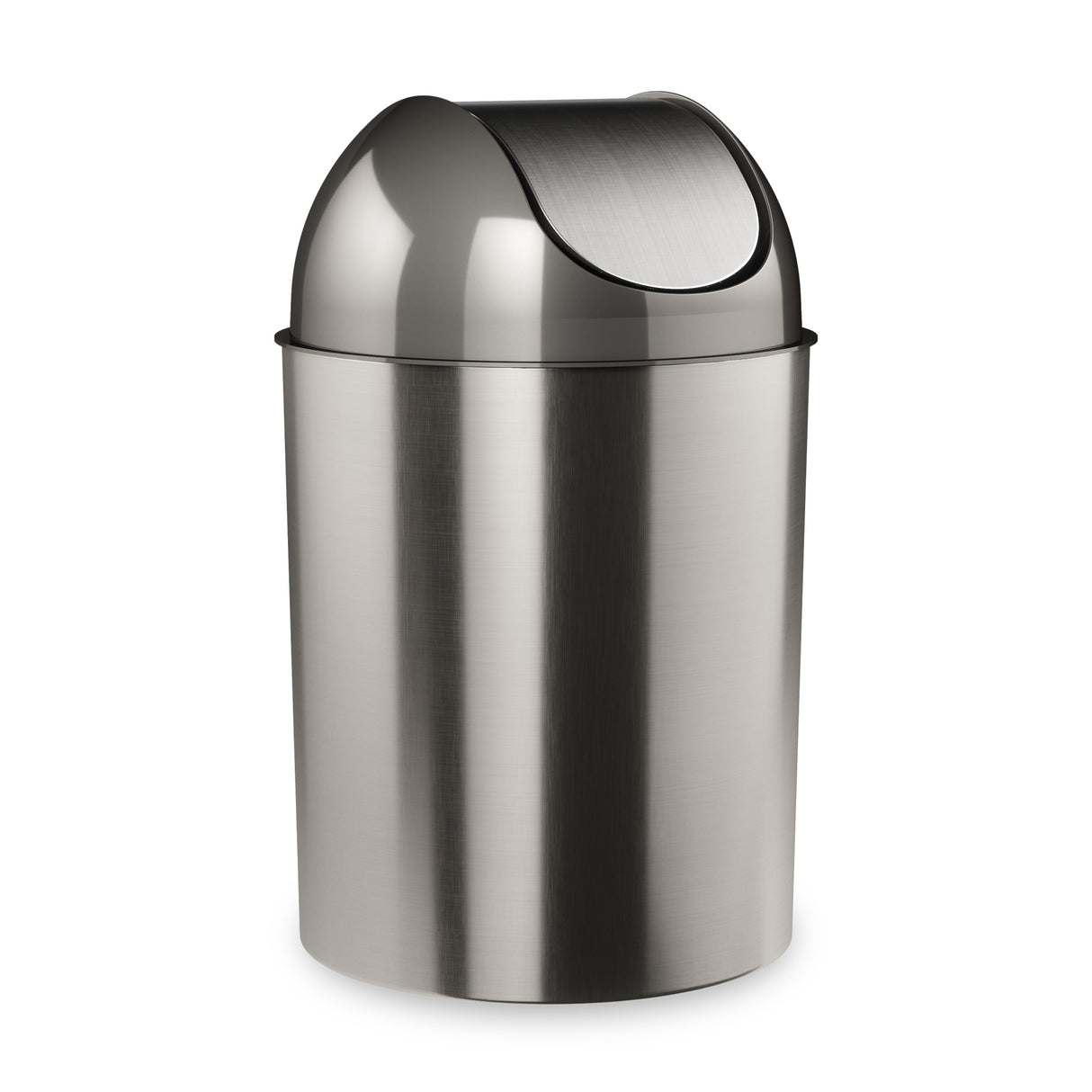 Bathroom Trash Cans | color: Nickel-Silver