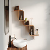 Shelves & Magazine Racks | color: Light-Walnut