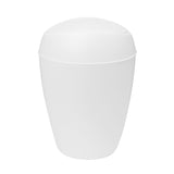 Bathroom Trash Cans | color: Metallic-White