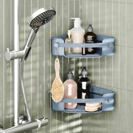 Shower Storage | color: Slate Blue | Hover