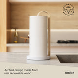 Paper Towel Holders | color: White-Natural