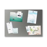 Memo Boards | color: Nickel | size: 15x21" (38x53cm)